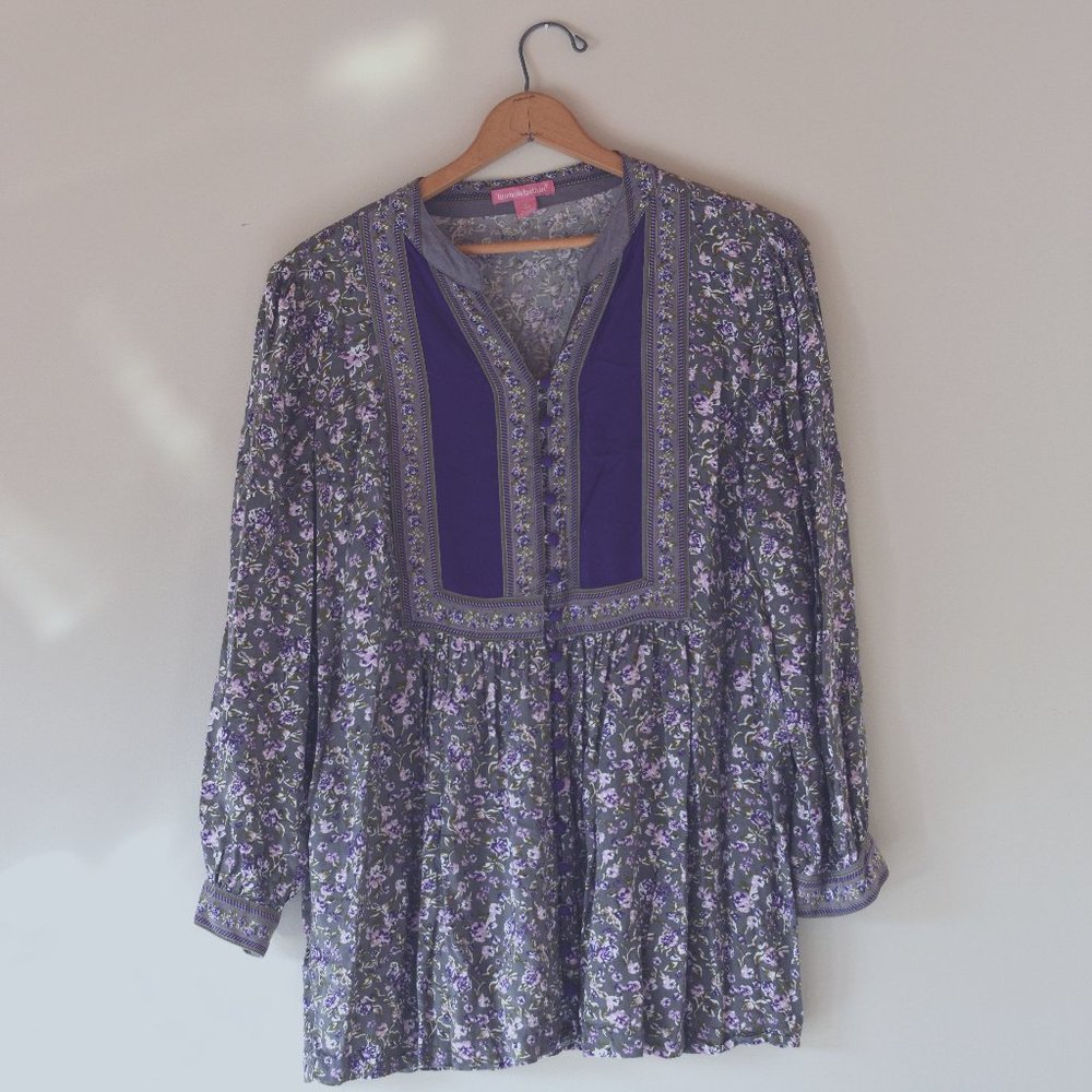 Long Sleeve Floral Top